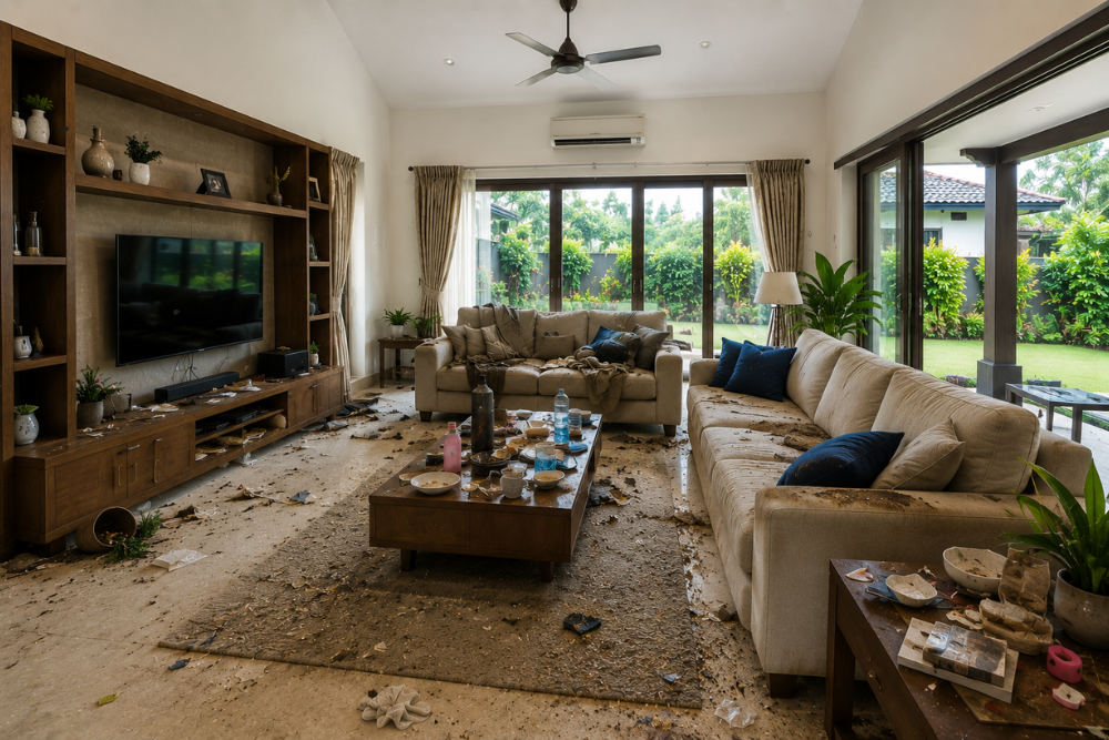 Furnished Bungalow Cleaning