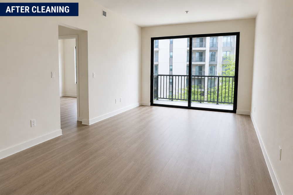 Unfurnished Apartment Cleaning