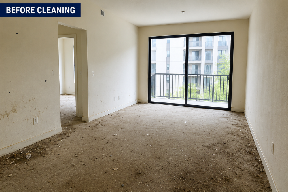 Unfurnished Apartment Cleaning
